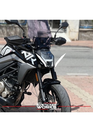 Cfmoto Nk250 Ön Kafa Yan Sticker Dekor Şekil Model Sticker