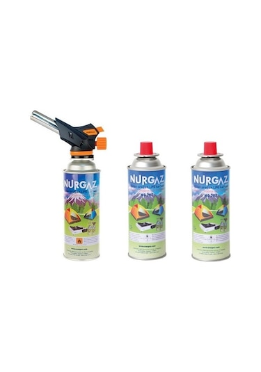 Nurgaz Ng 503 Firebird Torch Pürmüz + 2 Tüp Siyah