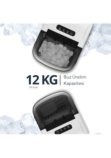 Kumtel HIM-01 Taşınabilir Otomatik Buz Makinesi