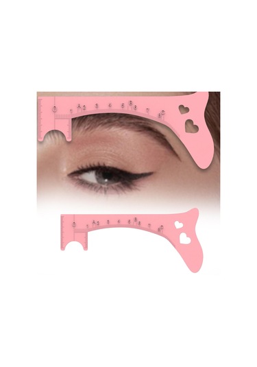 Suntek Tanımlı Kaş için Eyeliner Şablonu Pembe