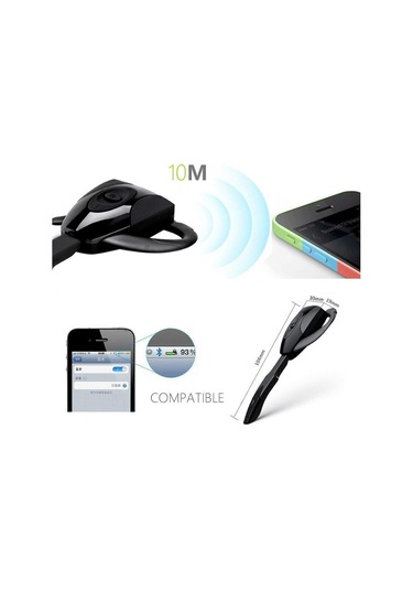 Vaorlo Bluetooth 5.0 Büyük Kapasiteli Kulaklık Tek İş Kulaklık Kulak Kancası Hd Mikrofon Ile Rahat Giyim Kulaklık