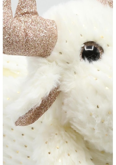 Twigy Geyik AA0646 Star Kadın Hayvanlı Panduf Beyaz 36/41 Beyaz