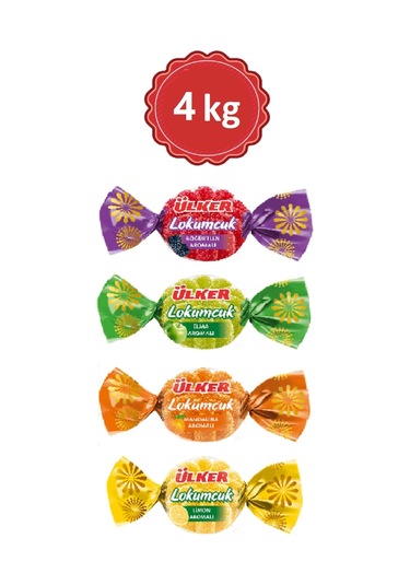 Ülker Karma Lokumcuk Yumuşak Şeker 4 KG