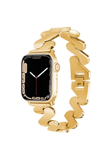 iOs Watch Uyumlu Ultra 2 49mm Kordon Krd-80 Metal Bilezik Strap Kayış