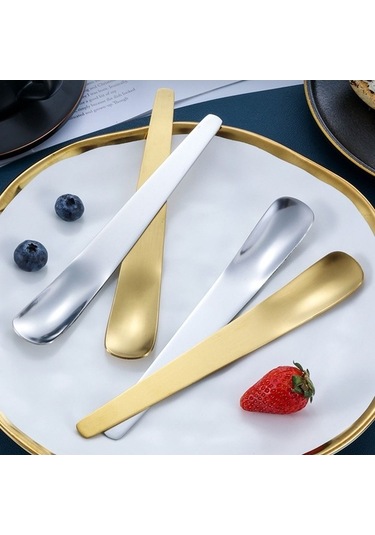 Fastbuy Tatlı Ve Çay Kaşığı İkili Seti Gümüş Renk Gümüş, Şık Ve Pratik, Herkes İçin Uygun