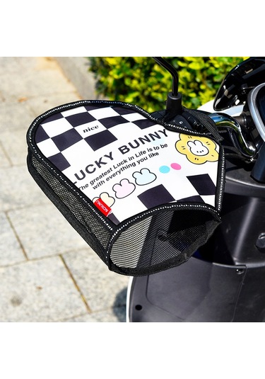 Mufunye Motosiklet Ve Elektrikli Araçlar İçin Yazlık Uv Koruma Su Geçirmez Isı Yalıtımı Eldivenleri Şans Panda Desenli, Universal Boy