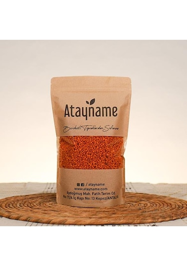 Atayname Kırmızı Mercimek 1000 G