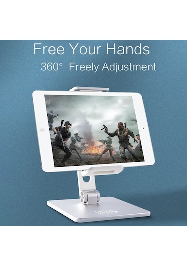 Ebitda Mt135 Alüminyum Katlanabilir Telefon/tablet Masaüstü Standı 118-245mm 180 Ayarlanabilir