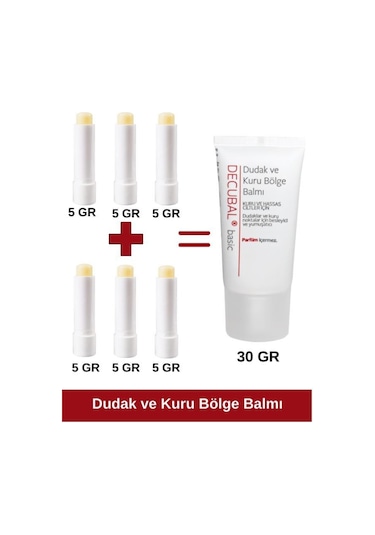 Decubal Kuru Ve Hassas Ciltler Için Dudak Ve Kuru Bölge Balmı 30 ML