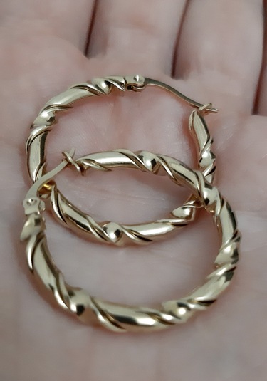 Giftworld Çelik Burgulu Halka Küpe