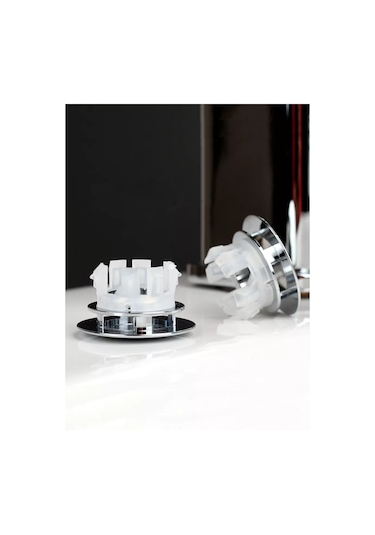 Winz Tools Lavabo Taşması İçin Metal Dekoratif Tıp 139026447 Krom