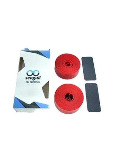 Seagull Bisiklet Patlak Önleyici Şerit Zırh Cıty 700X30 700X35 Kırmızı