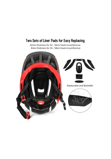 Lixada Mor Çocuklar Ayrılabilir Tam Yüz Kask Y11984pp-standart Standart Mor