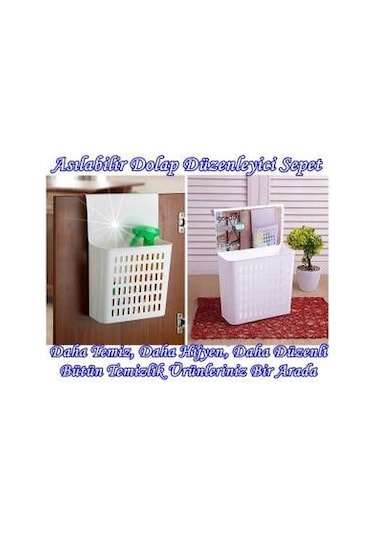 Mutfak İçi Düzenleyici Dolap Kapağına Asılabilir Dolap Düzenleyic