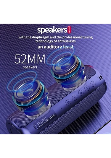 Flybuy Zealot S51 Yeşil Kamuflajlı Bluetooth Hoparlör - 10w, Ipx5 Su Geçirmez, 8 Saat Çalışma, Tws, Bluetooth 5.0