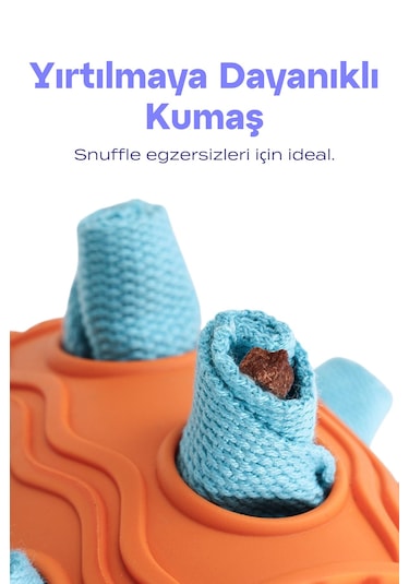 Köpek Snuffle Topu Mama Saklama Ve Çiğneme Oyuncağı