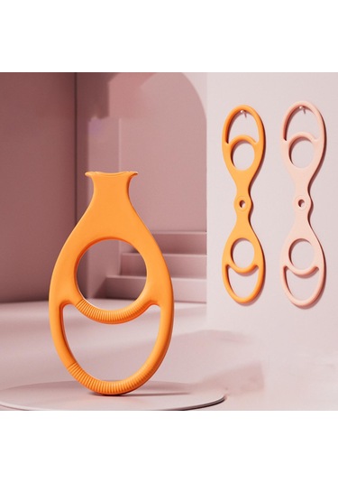 Homyl Şekil 8 Direnç Bandı Germe Gergisi Kadınlar Erkekler Ev Turuncu