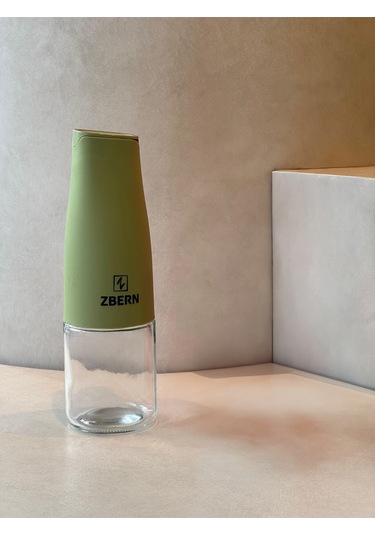 Royal Gross 500 Ml Yeşil Cam Yağdanlık Sızdırmaz Kapaklı Şık Yağ Ve Sirke Şişesi yeşil