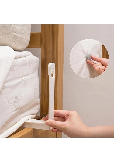 Uzun Pembe-levha Yorgan Tutucu Artefakt Kart Tokası Ev Yorgan Yorgan Kaymaz Çalışma Hiçbir İğne Kelepçesi Temassız İz Bırakmadı 4 Adet Çok