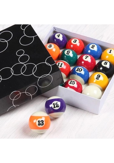 Bilardo Amerikan Topu Amerikan Bilardo Top Takımı Plastik Üçgen
