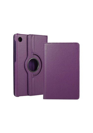 Kilifone - Huawei Uyumlu Matepad T10 - Kılıf 360 Dönebilen Stand Olabilen Koruyucu Tablet Kılıfı - Mor