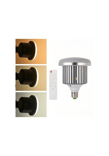 Monyee Andoer 50w Led Fotoğraf Işığı Mantar Tipi Parlaklık Ve Renk Sıcaklığı Ayarlanabilir Kumandalı Ac185-245v Pil Yok