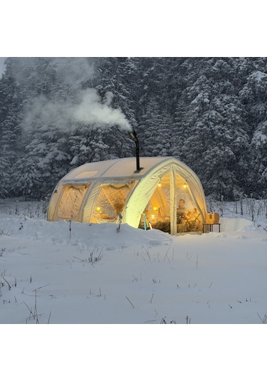 Shufa Glamping Tekne Şekilli Çadır 400x350x220 Cm Çok Renkli
