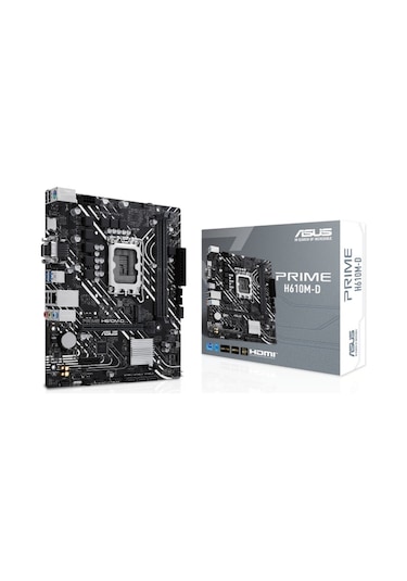 Asus Prime H610M-D Intel H610 5600 MHz DDR5 Soket 1700 mATX Anakart