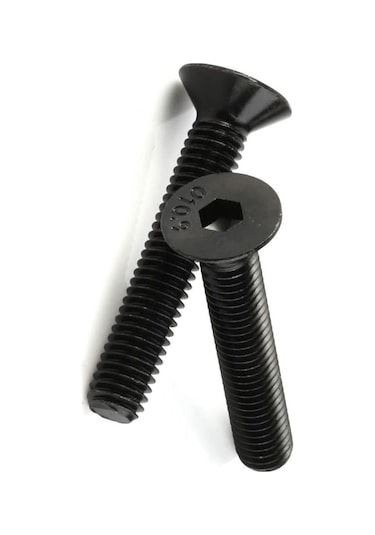 Havşa Başlı İmbus Civata 10.9 Kalite Paslanmaz Çelik Siyah Dın 7991 M8x40 Mm 20 Adet