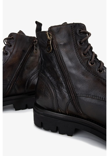 Valmenti Erkek Hakiki Deri Kahverengi Casual Bot 1158 569 Erk Bot Sk25-26 T.moro Kahverengi