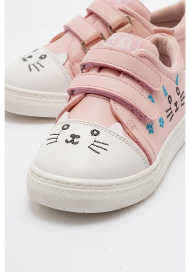 Mnpc Kız Çocuk Pudra Kedili Sneaker Ayakkabı 25y3a10011173 Pudra