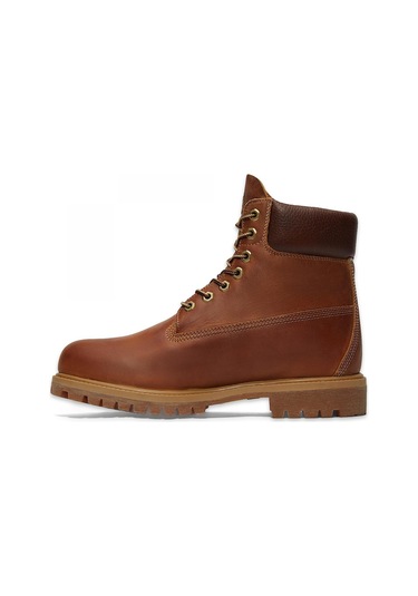 Timberland Tb127094 Timberland Premium 6 Inch Lace Up Waterproof Kahverengi Erkek Bot Kahverengi