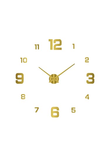 Tenfowee Akrilik Duvar Saati, Işıklı Fonksiyonlu Dıy Dekoratif Saat, 80-130cm, Delme Yok, Ev Dekoru İçin Modern Tasarım Renkli