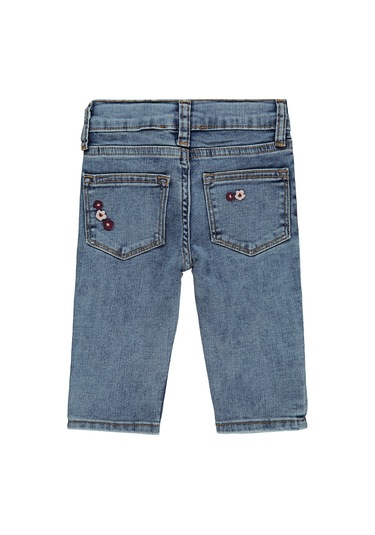 Civil Baby Kız Bebek Pantolon 6-18 Ay Orta Mavi Orta Mavi