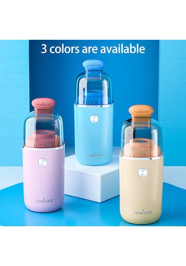 Xindoker Pembe Masaüstü Süpürge, 600mah Li-poly Pil, İki Seviye Emme Gücü, Gürültü Azaltma, Arka Depolama Kutusu, Usb-c Şarj