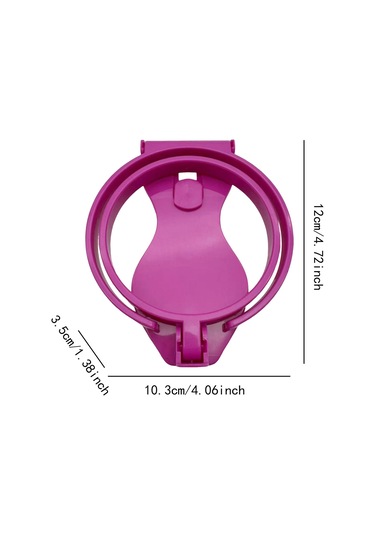 Suntek Bardak Tutucu İçki Ataşmanı Delik Çanta Plaj Tote Pembe