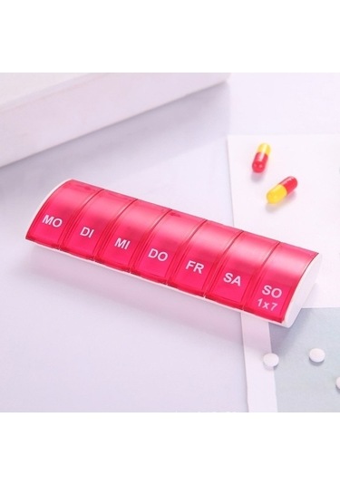 Tongxida Bosphorusboutique Yedi Taşınabilir Kırmızı Hap Kx Kutusu Diğer