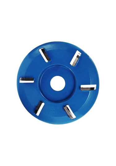 Lemestar Mavi 16mm İç Çaplı 6 Dişli Tungsten Çelik Yaylı Tahta Oymacılık Diski Güvenli Tip