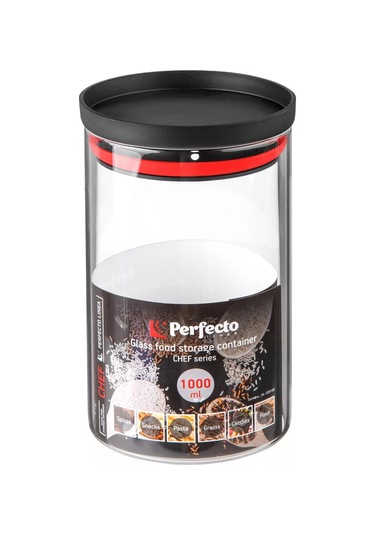 Perfecto Lınea 1 Litre Camdan Dökme Ürün Saklama Kabı 191781142