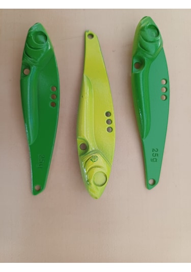 3 Adet 25 Gr Zincmetal Jig Vibrasyon Metal Olta Balık