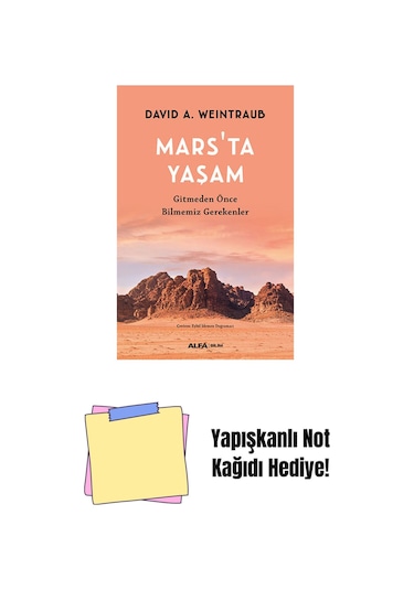 Mars'ta Yaşam + Yapışkanlı Not Kağıdı