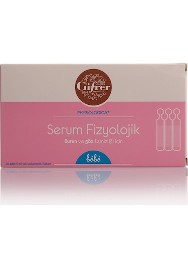 Gifrer 20'li Serum Fizyolojik Damla 5 Ml