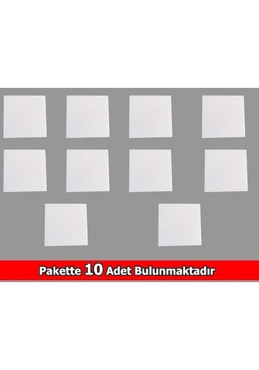 Çift Taraflı Köpük Bant Beyaz 10 Lu Paket