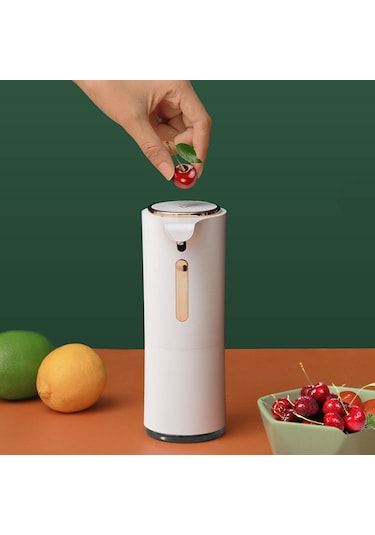 Yifomall Yeşil Otomatik Enstrümanlı Köpük Sabun Dağıtıcı, Ev, Mutfak, Banyo İçin, Delme Yok, Çocuk Dostu, Infrared Sensörlü Sabun Yok Koyu Yeşil