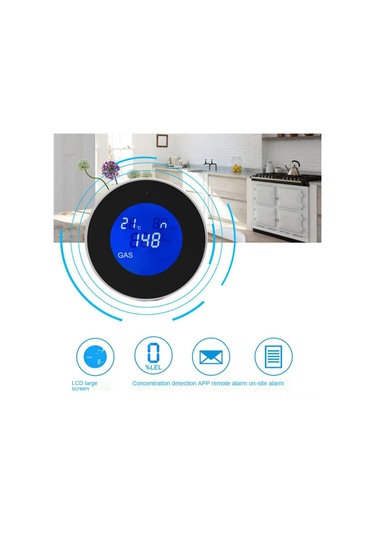 Padalink Ev İçi Akıllı Wifi Gaz Sızıntısı Tespit Cihazı, 80db Alarm, Tuya Uygulaması İle Kontrol, Avrupa Standartı