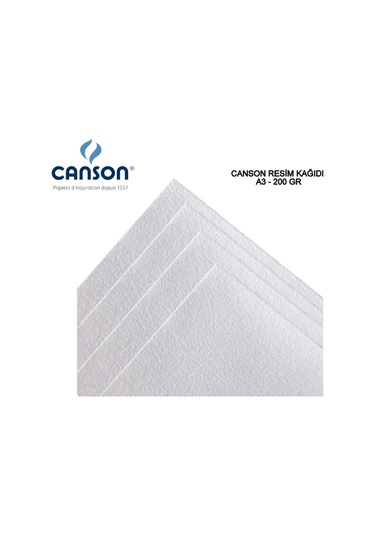 Resim Kağıdı, Sulu Boya Kağıdı, A3 297x420mm 200gr-20 Sayfa