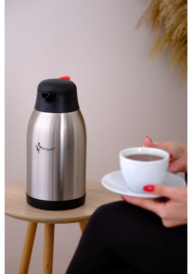 Penguen 1250P Paslanmaz Çelik Çay Termosu 2.5 Litre