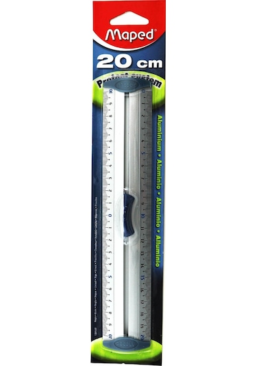 Maped Alüminyum Çift Desimetre Cetvel 20 CM