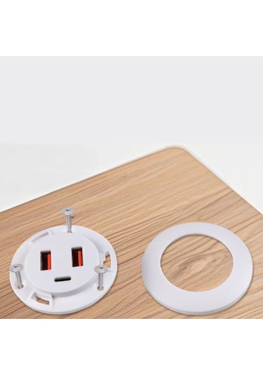 Mobilya Gömülü USB & Type-c Şarj Modülü