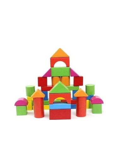 Playwood Ahşap Eğitici Renkli Bloklar 40 Parça Ony-403